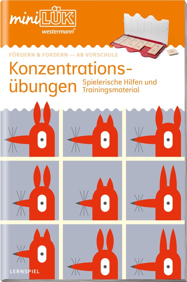 miniLÜK. Fördern & Fordern: Konzentrationsübungen. Vorschule/1./2. ...