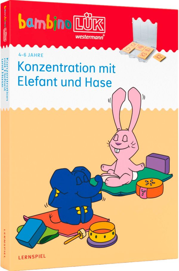 bambinoLÜK-Set. Kindergarten/Vorschule Konzentration mit Elefant un...