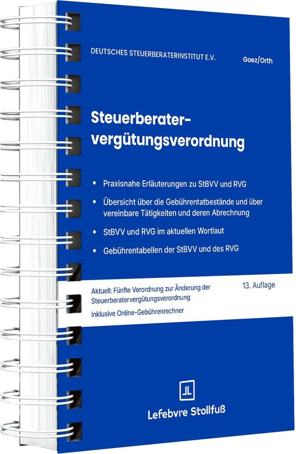 Steuerberatervergütungsverordnung (Buch)
