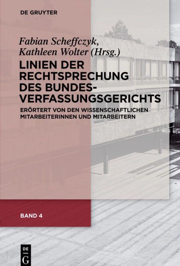 Linien der Rechtsprechung des Bundesverfassungsgerichts (Buch)