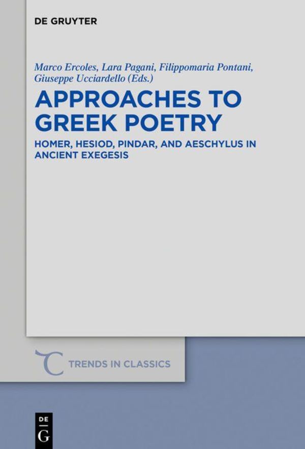 Approaches to Greek Poetry (Buch)
