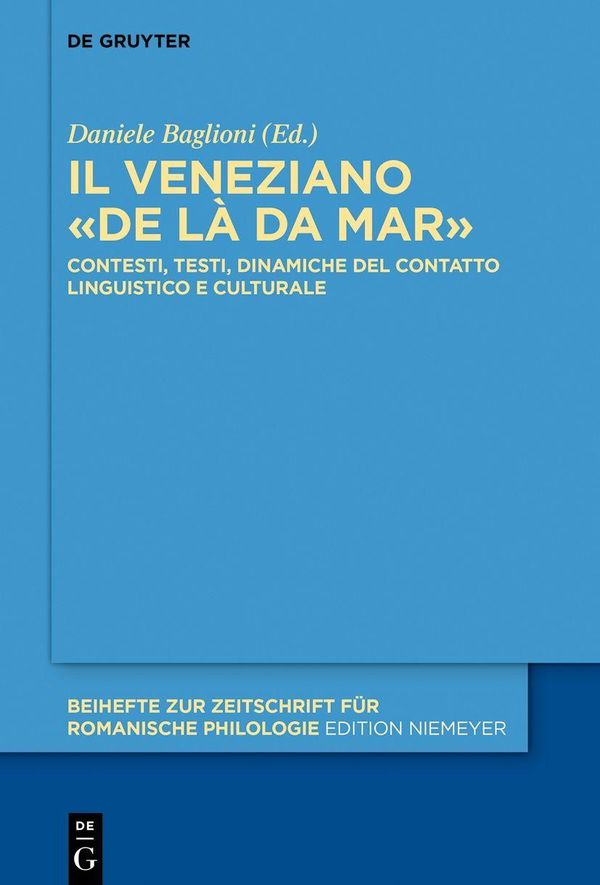 Il veneziano «de là da mar» (Buch)