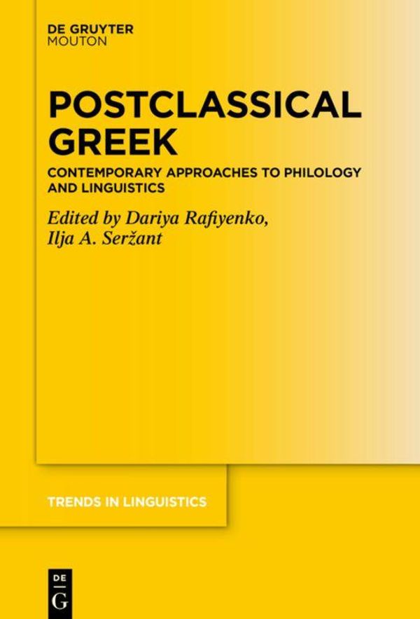 Postclassical Greek (Buch)
