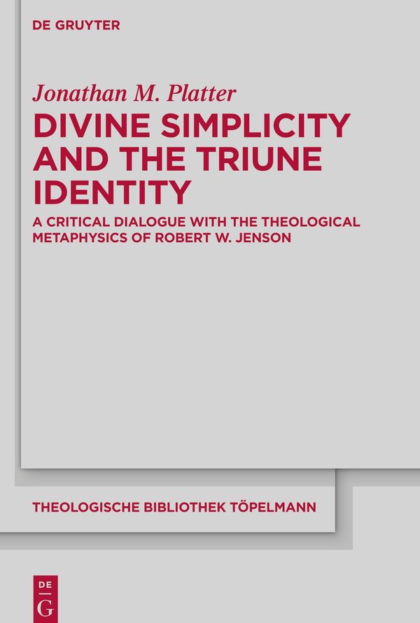Divine Simplicity and the Triune Identity - Jonathan M. Platter (Buch)