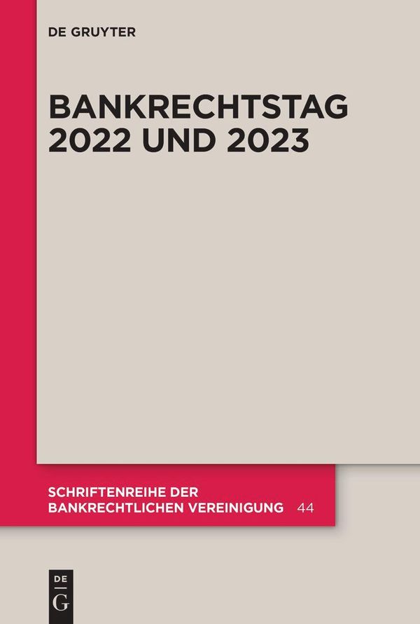 Bankrechtstag 2022 (Buch)