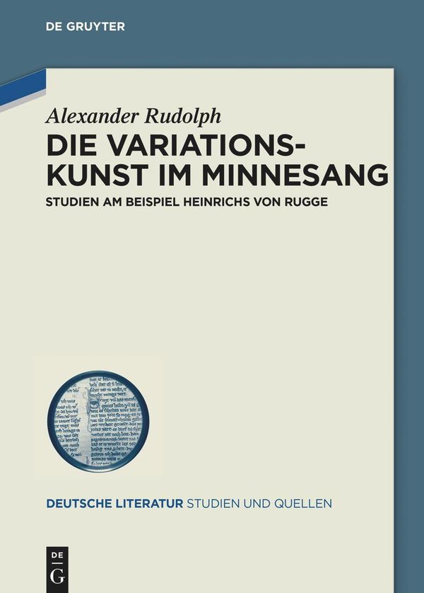 Die Variationskunst im Minnesang - Alexander Rudolph (Buch)