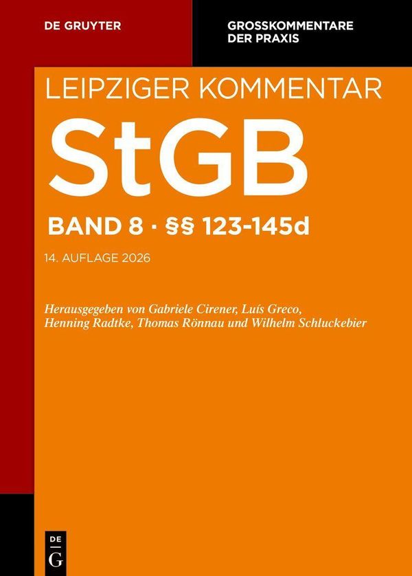 §§ 123-145d (Buch)
