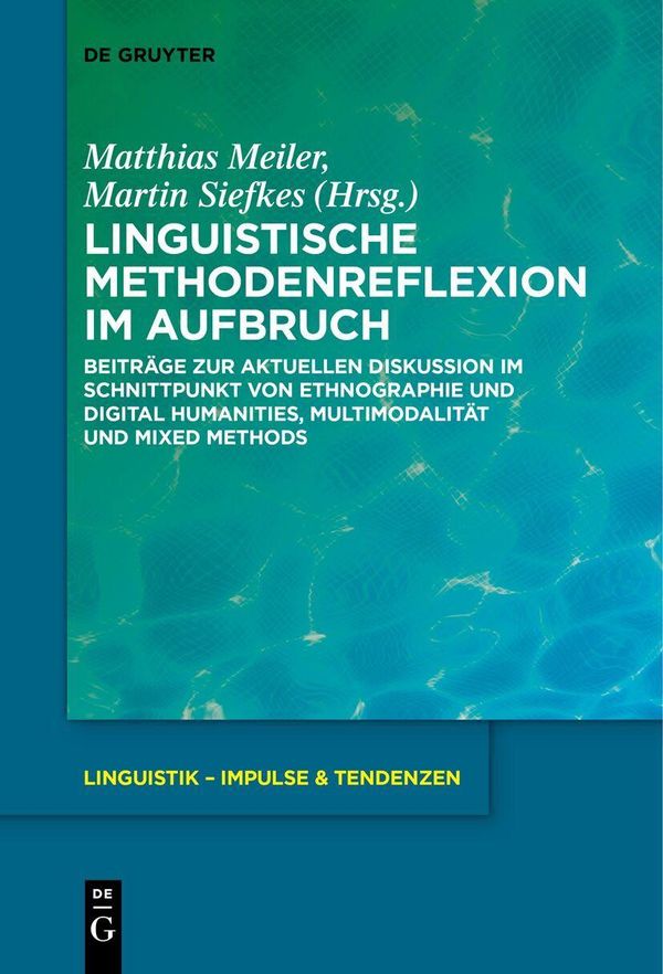 Linguistische Methodenreflexion im Aufbruch (Buch)