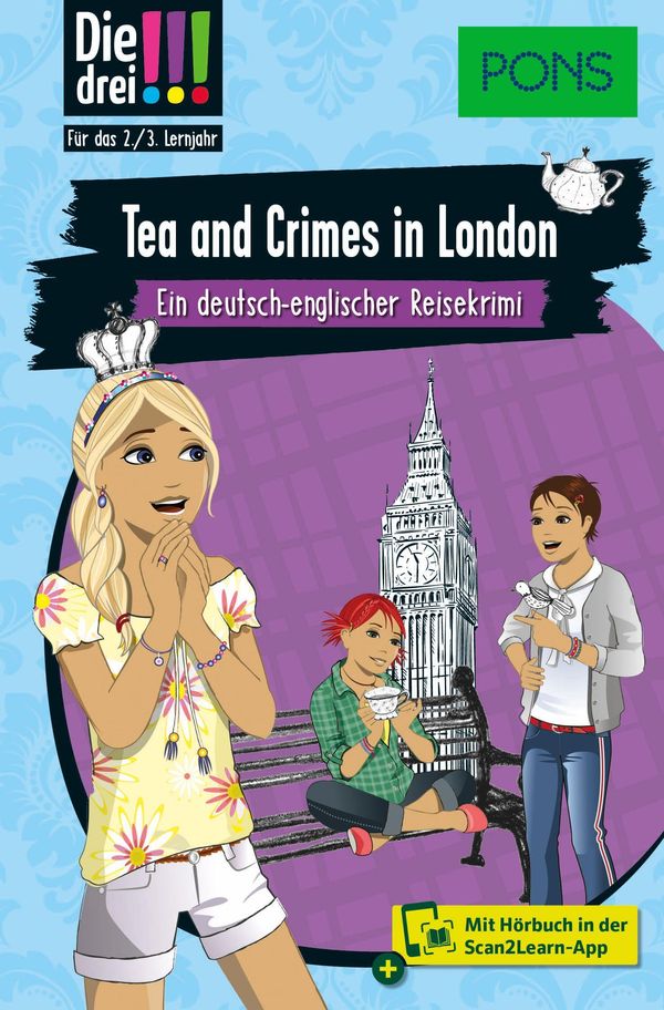 PONS Die Drei !!! - Tea and Crimes in London - Kari Erlhoff (Buch)
