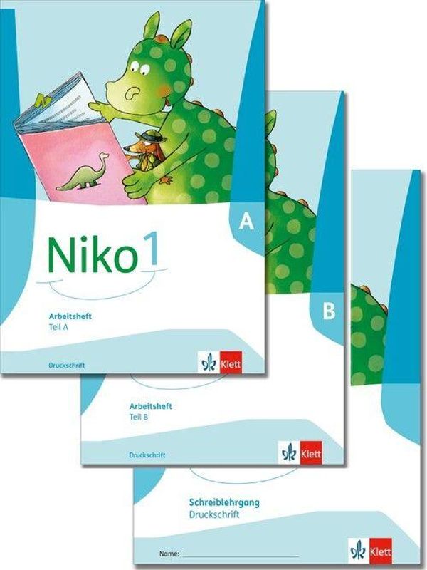 Niko 1. Paket: Arbeitsheft zur Fibel in Druckschrift, Druckschriftl...