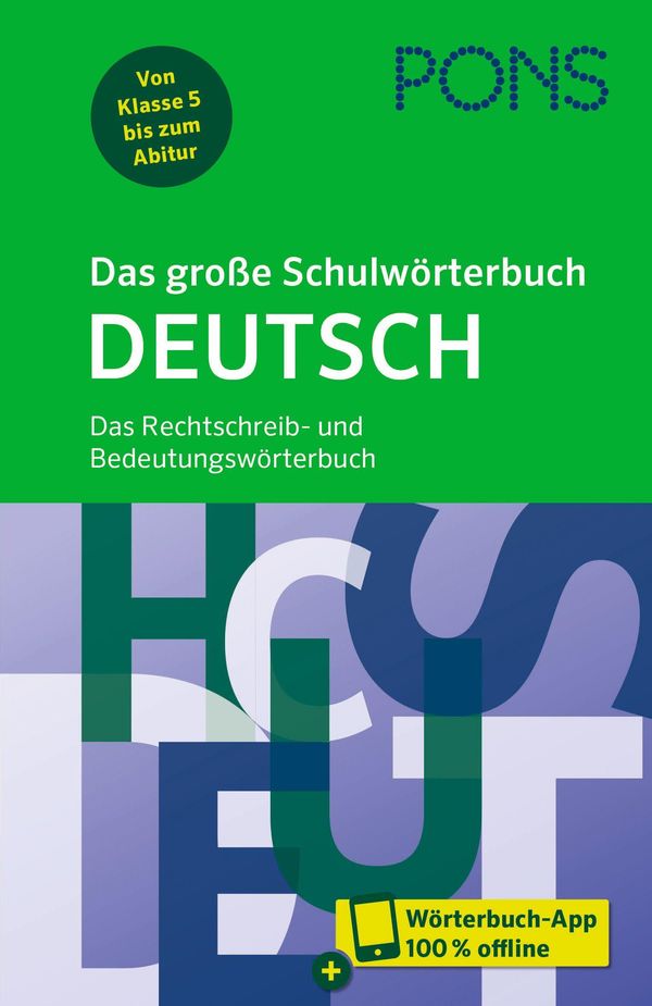 PONS Das große Schulwörterbuch Deutsch (Buch)