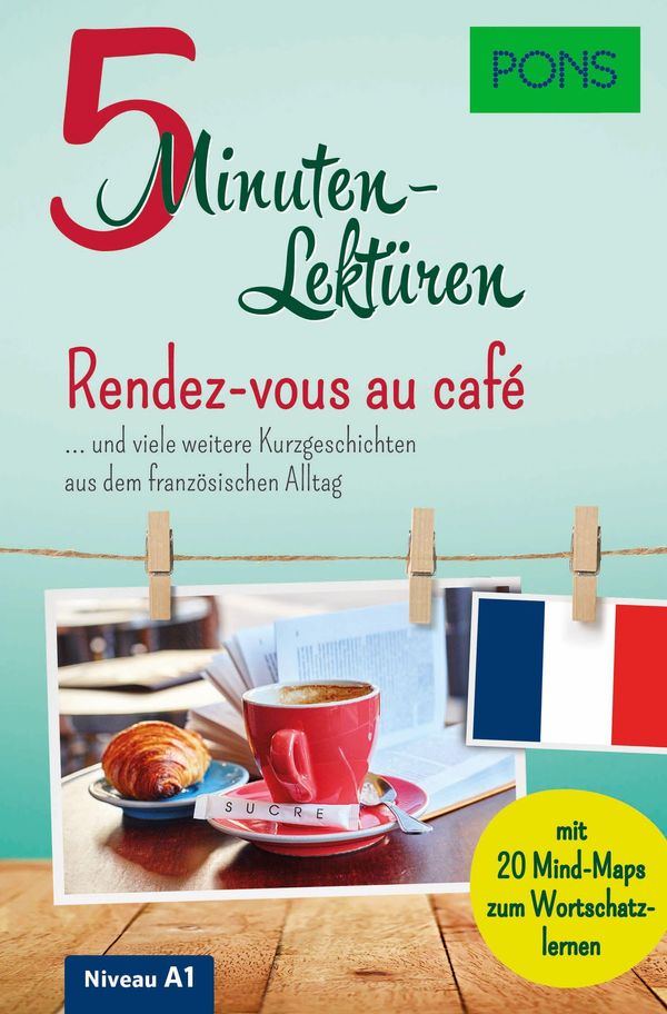 PONS 5-Minuten-Lektüren Französisch A1 - Rendez-vous au café (Buch)