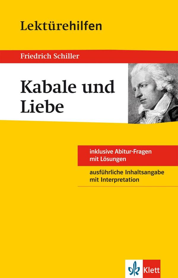 Lektürehilfen Friedrich Schiller "Kabale und Liebe" (Buch)