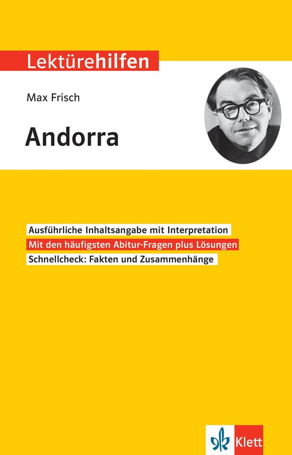 Lektürehilfen Max Frisch, Andorra (Buch)