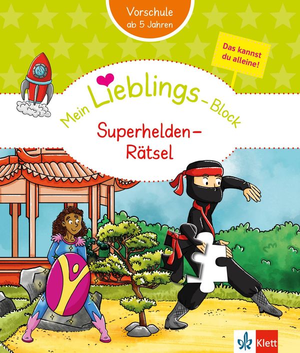 Klett Mein Lieblings-Block: Superhelden-Rätsel (Buch)