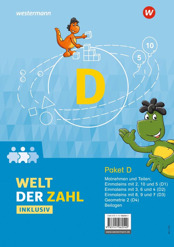 Welt der Zahl Inklusiv. Inklusionspaket D: Hefte D1 bis D4