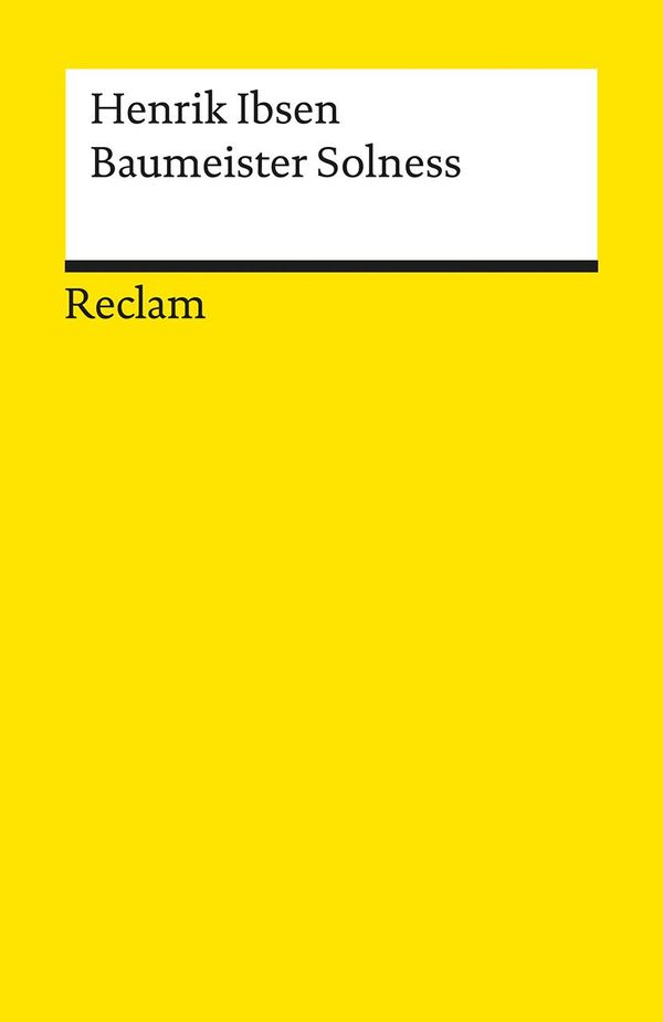 Baumeister Solness - Henrik Ibsen (Buch)