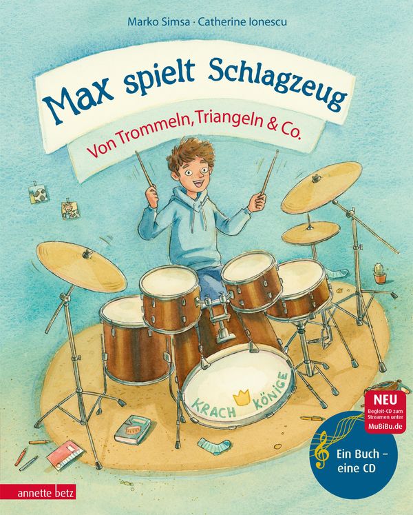 Max spielt Schlagzeug - Marko Simsa (Buch)
