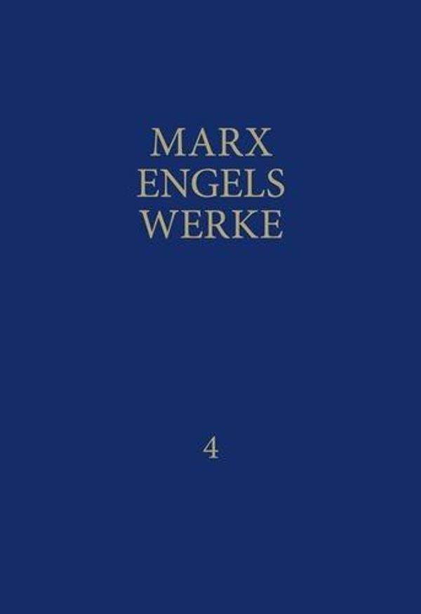 MEW / Marx-Engels-Werke Band 4 - Karl Marx (Buch)