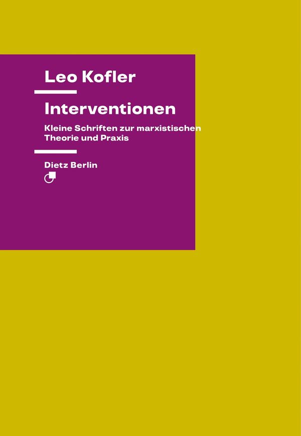 Interventionen - Leo Kofler (Buch)