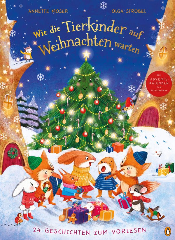 Wie die Tierkinder auf Weihnachten warten - Annette Moser (Buch)