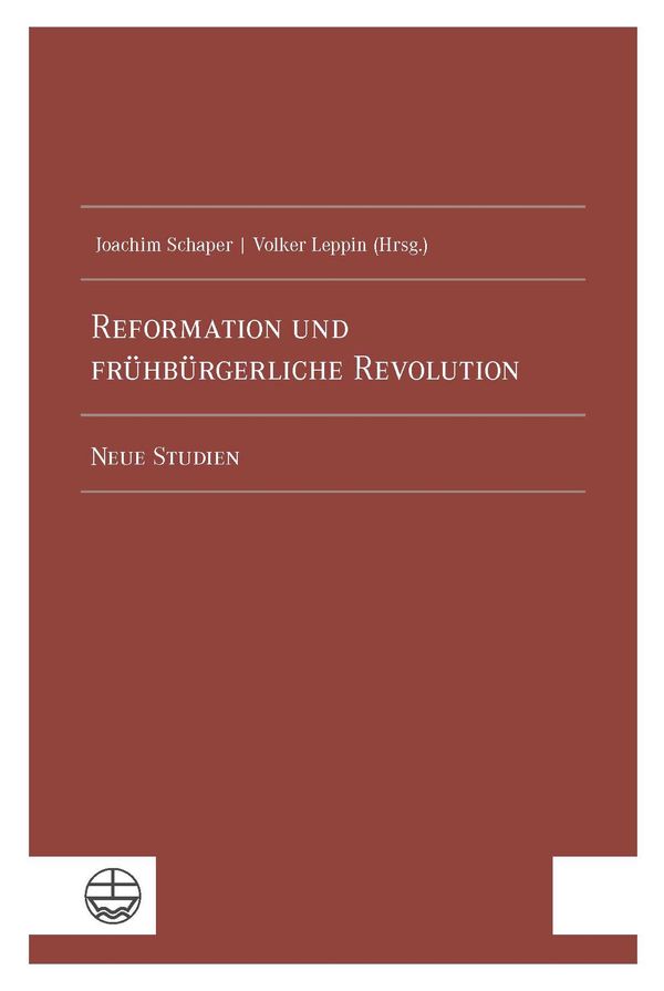 Reformation und frühbürgerliche Revolution - Joachim Schaper (Buch)