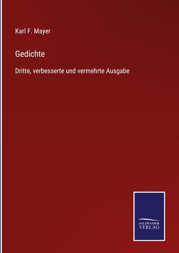Gedichte - Karl F. Mayer (Buch)