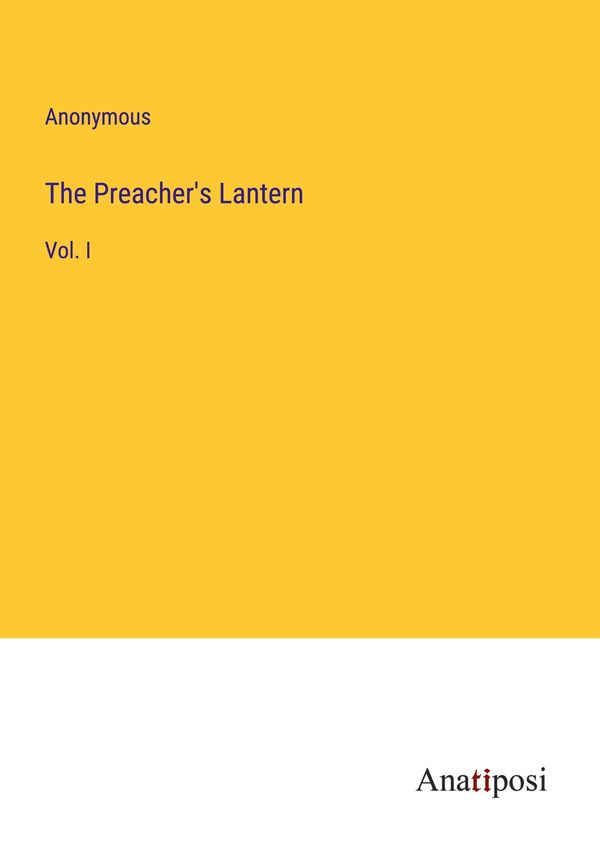 The Preachers Lantern - Anonymous (Buch)