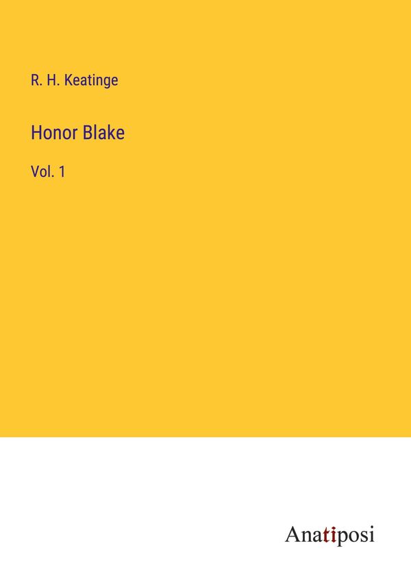 Honor Blake - R. H. Keatinge (Buch)