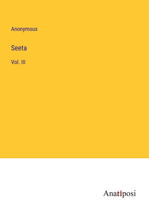Seeta - Anonymous (Buch)