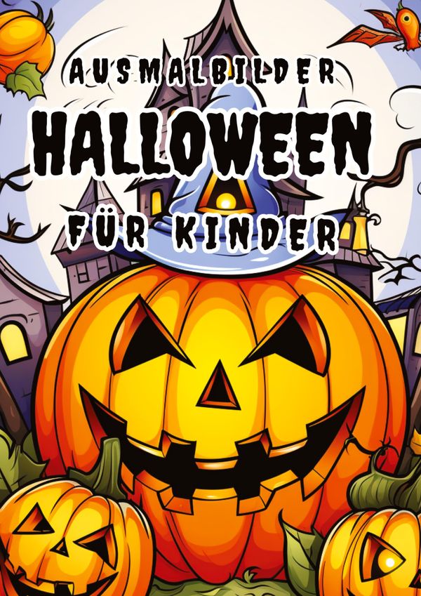 Ausmalbuch Halloween für Kinder - Christian Hagen (Buch)