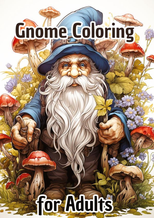 Garden Gnome Coloring Book for Adults - Christian Hagen (Buch)