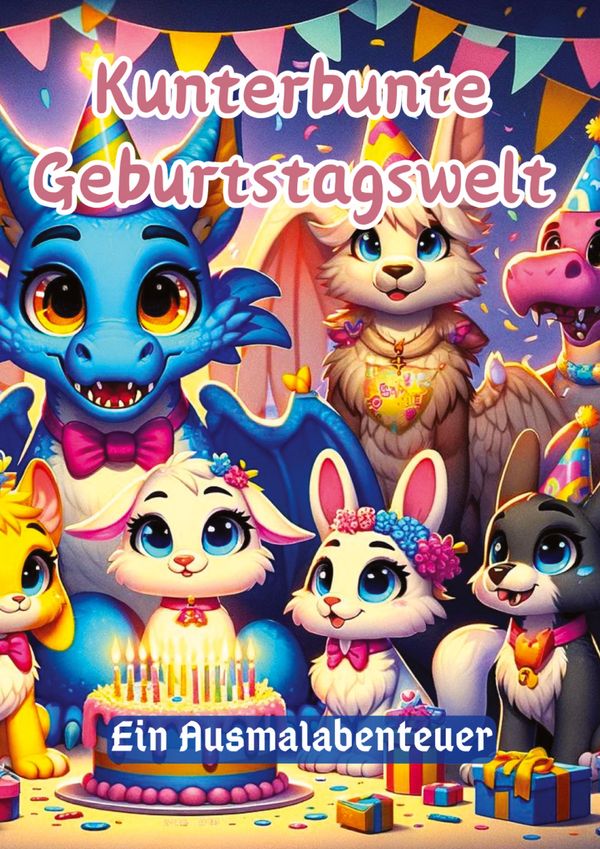 Kunterbunte Geburtstagswelt - Maxi Pinselzauber (Buch)