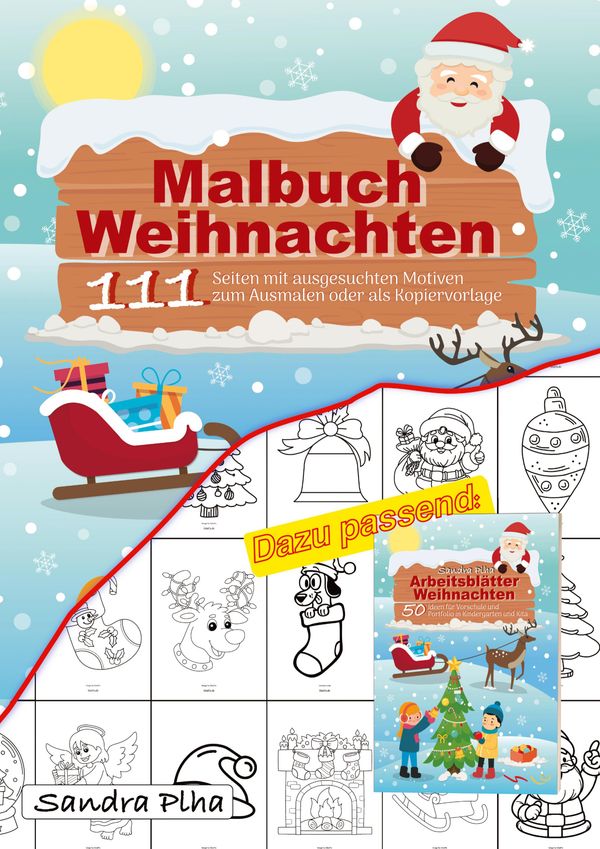 KitaFix Malbuch Weihnachten - Sandra Plha (Buch)