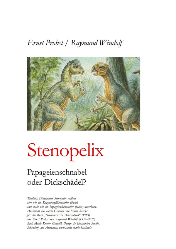 Stenopelix - Ernst Probst (Buch)