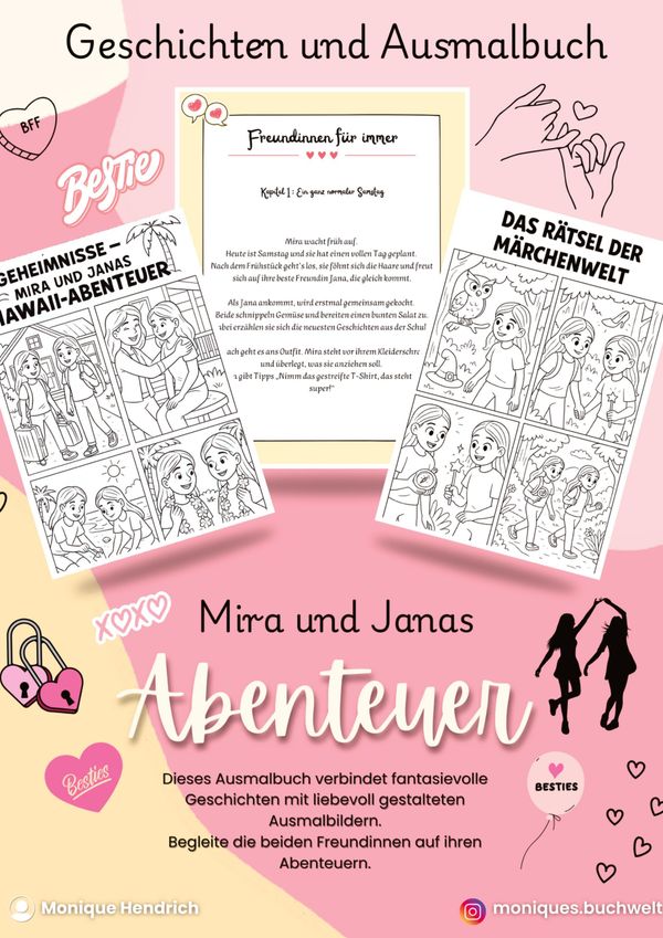 Mira und Janas Abenteuer - Monique Hendrich (Buch)