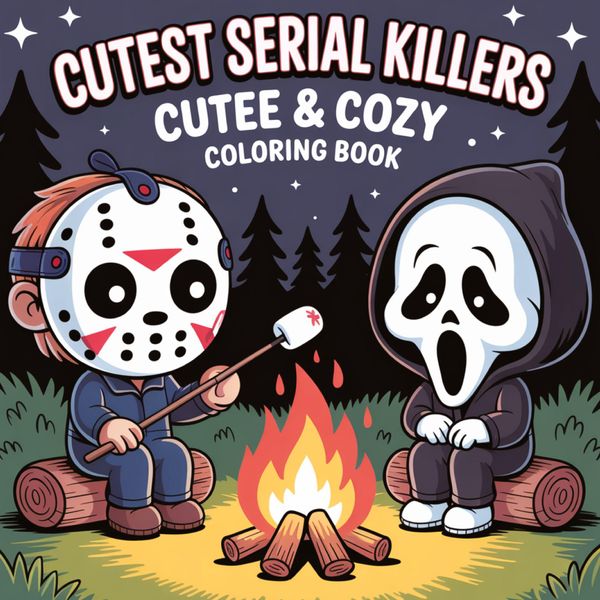 Halloween Cutest Serial Killers Malbuch für Erwachsene - Joe Hammoud