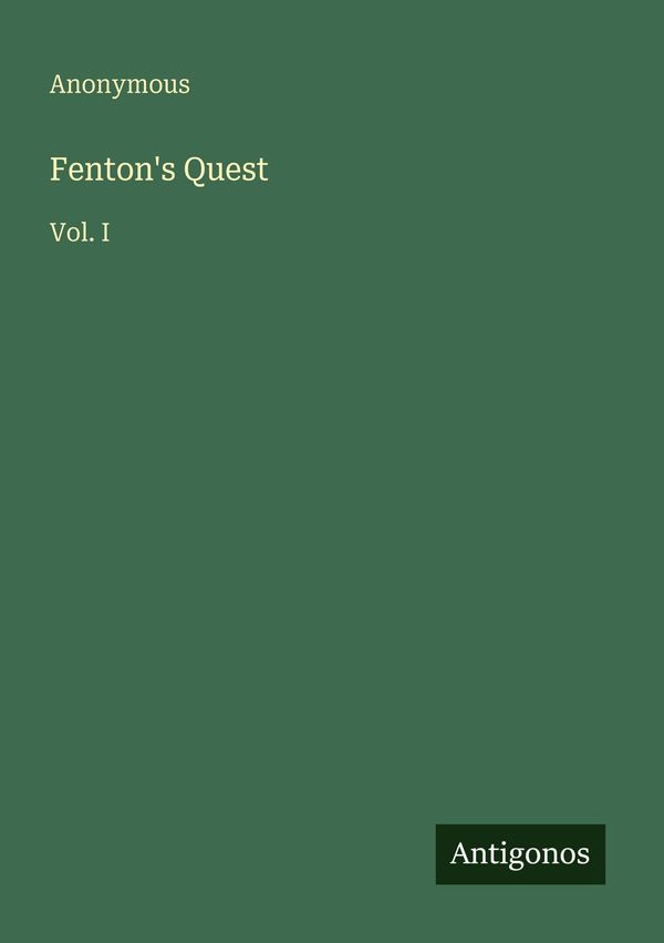 Fentons Quest - Anonymous (Buch)