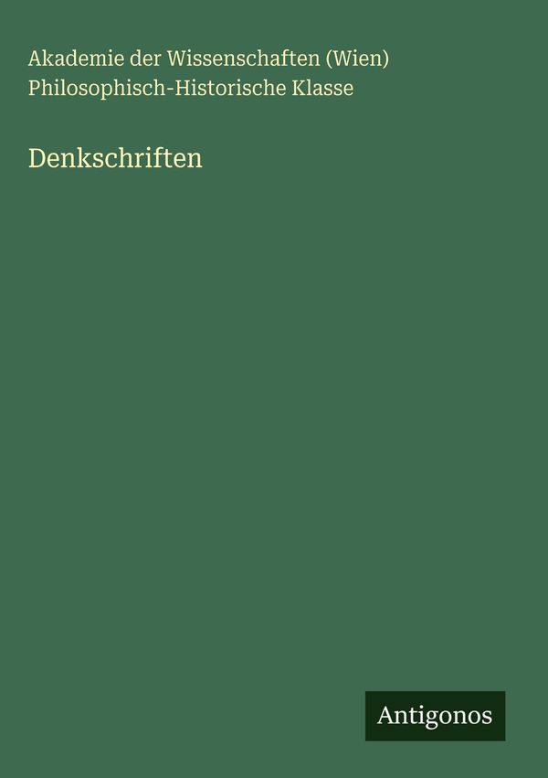 Denkschriften (Buch)