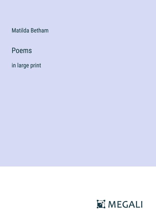 Poems - Matilda Betham (Buch)