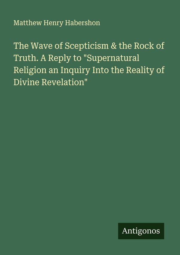 The Wave of Scepticism & the Rock of Truth. A Reply to "Supernatura...