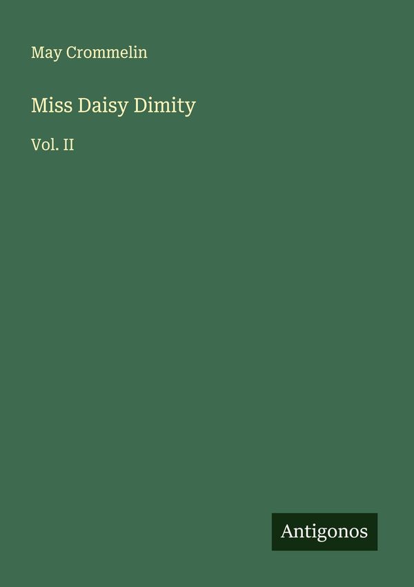 Miss Daisy Dimity - May Crommelin (Buch)