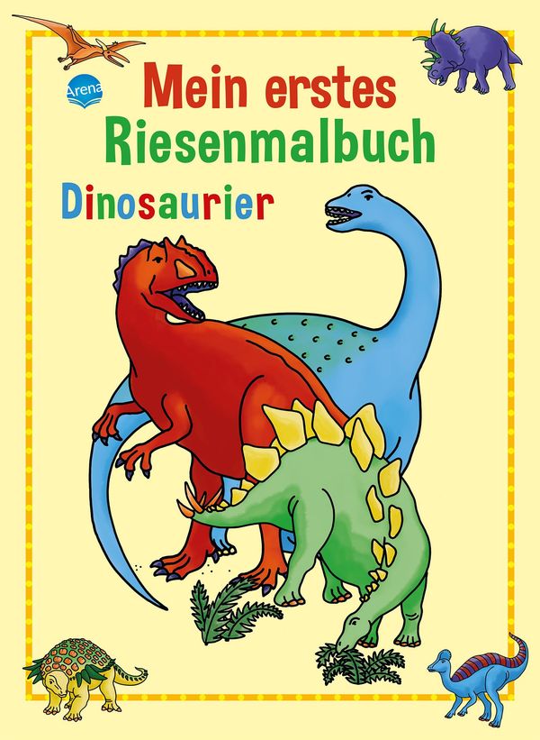 Mein erstes Riesenmalbuch. Dinosaurier - Brigitta Nicolas (Buch)