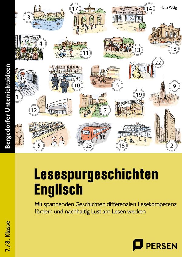 Lesespurgeschichten 7./8. Klasse - Englisch - Julia Weig (Buch)