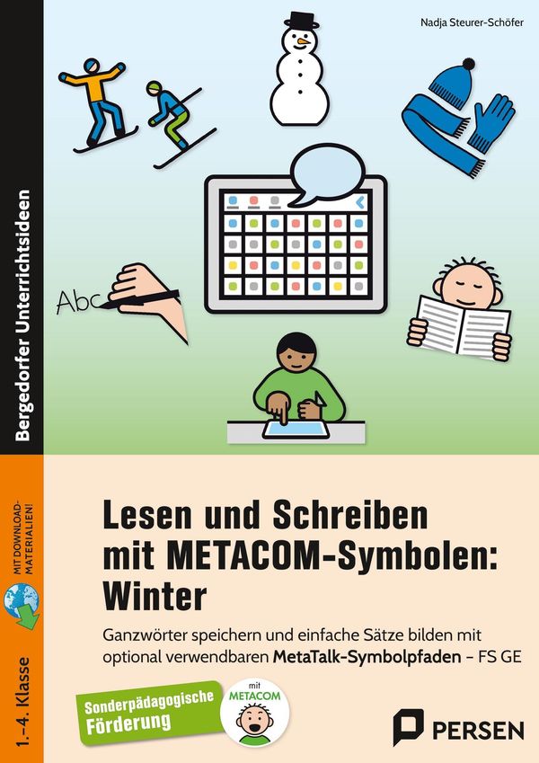 Lesen und Schreiben mit METACOM-Symbolen: Winter (Buch)