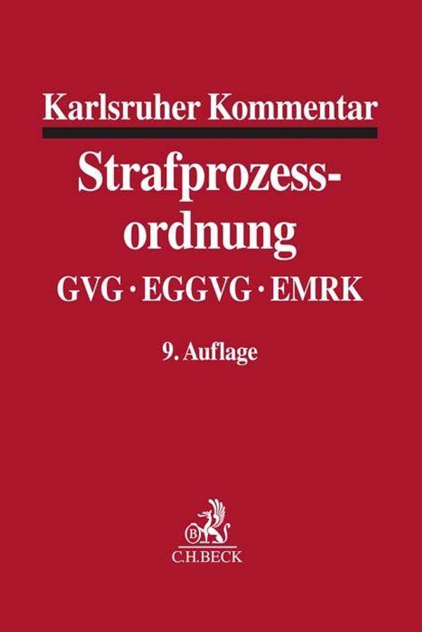 Karlsruher Kommentar zur Strafprozessordnung (Buch)