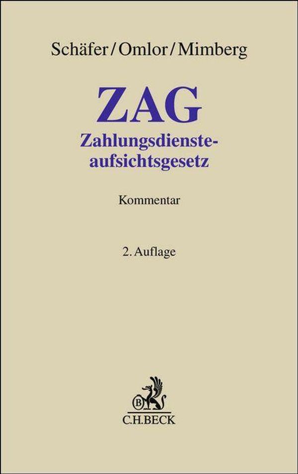 Zahlungsdiensteaufsichtsgesetz. ZAG (Buch)