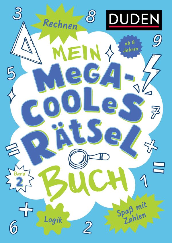 Mein megacooles Rätselbuch - Rechnen | Logik | Spaß mit Zahlen - ab...