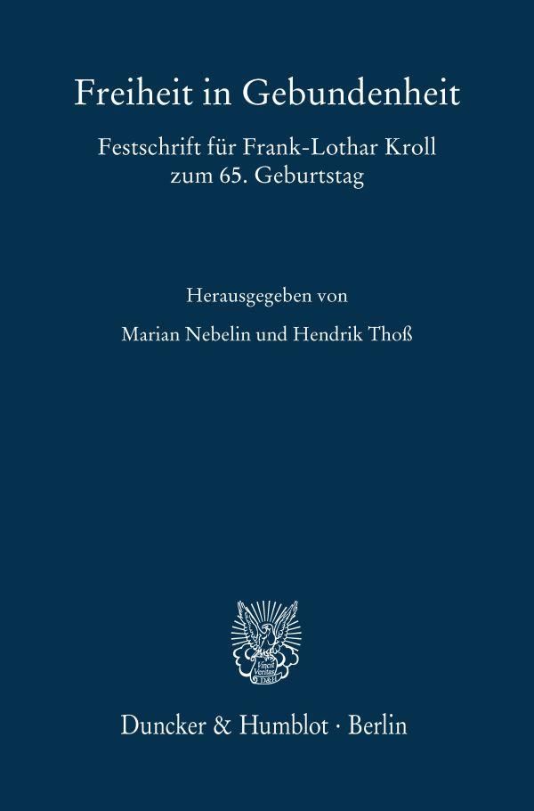 Freiheit in Gebundenheit (Buch)