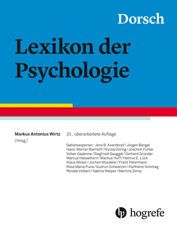 Dorsch - Lexikon der Psychologie (Buch)